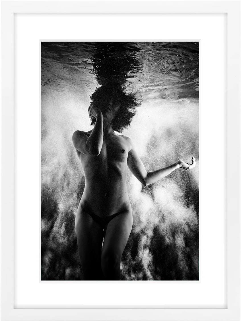 Silhouette sur bulles