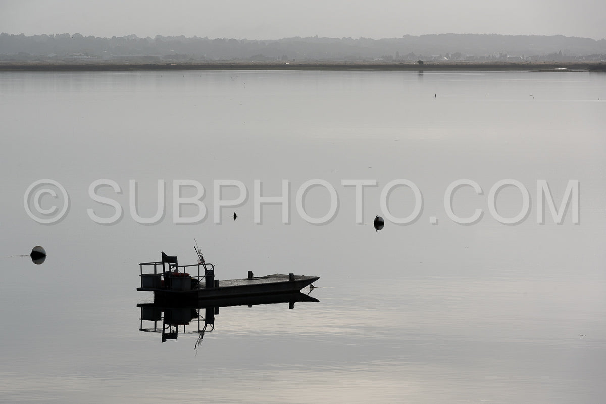 Sunrise over Le Croisic on a cloudy day