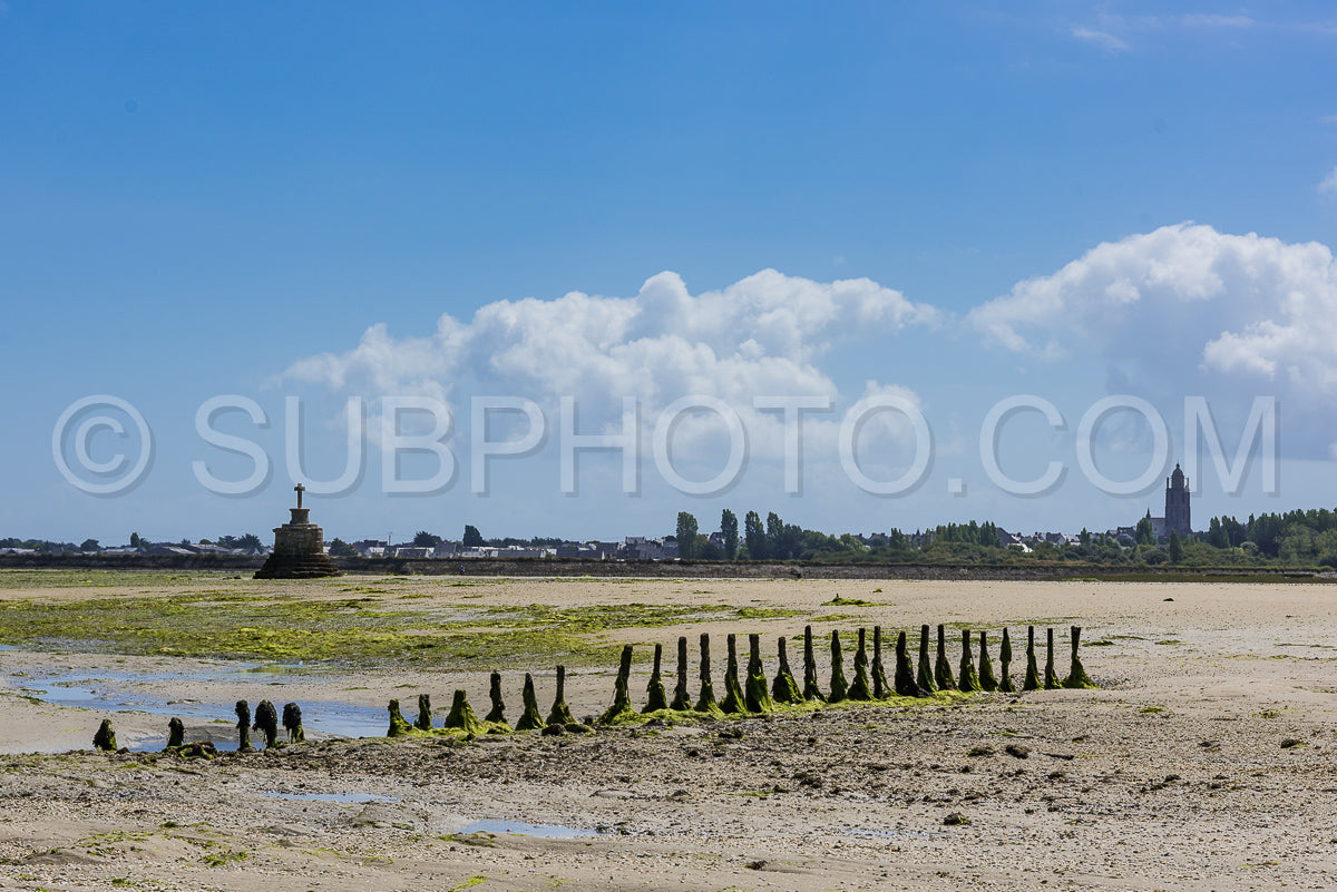 Le grand Traict- low tide- Le Croisic- Bretagne- France