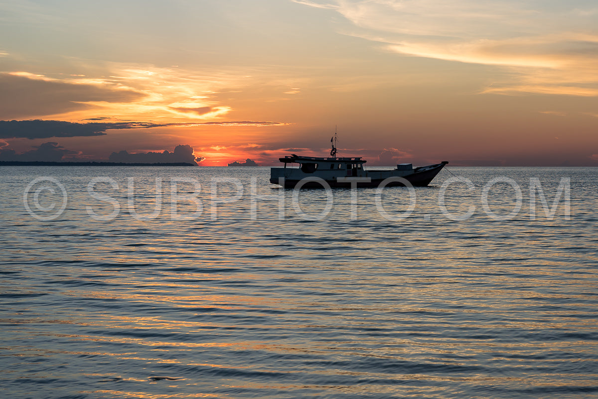 Sunset on Nunukan island- Maratua- Kalimantan- Borneo- Indonesia
