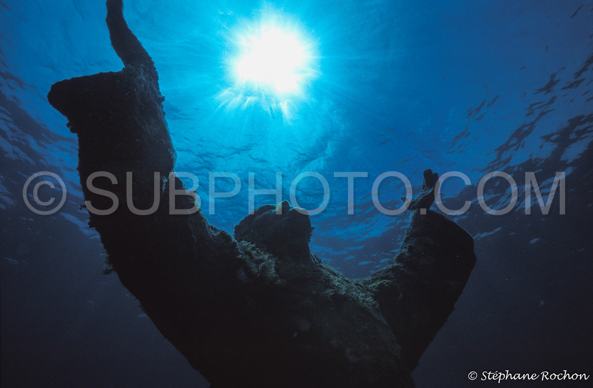 Photo de Statue du Christ de l'abîme dans les Keys de Floride