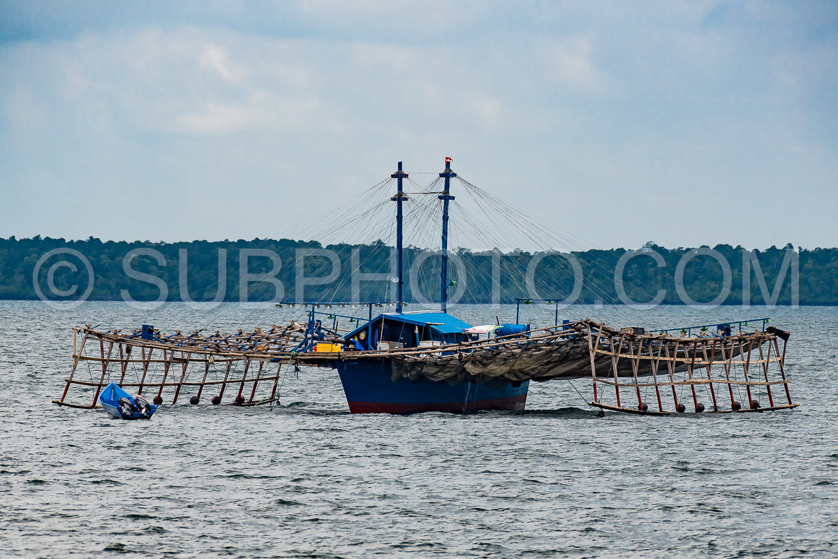 Fisherman in the city of Sorong- Raja Ampat- Indonesia