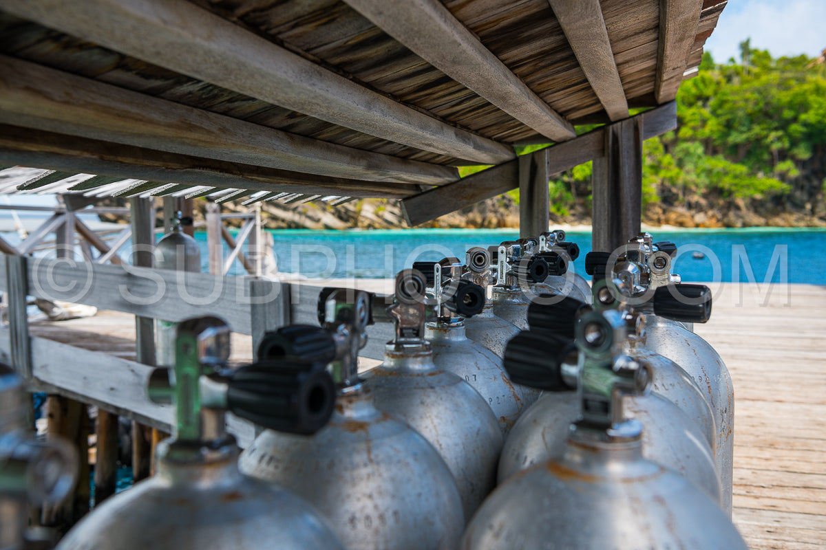 Photo de Matériel de plongée dans les Raja Ampat - Indonésie