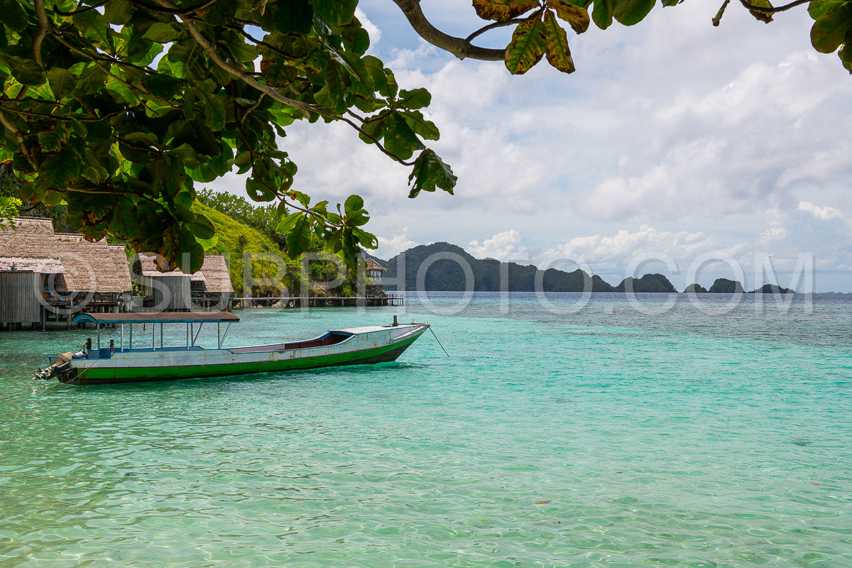 diving resort in the Raja Ampat- Indonesia
