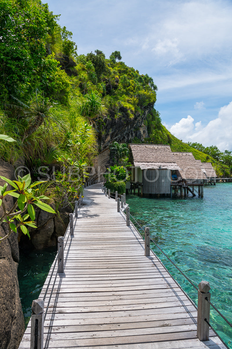 diving resort in the Raja Ampat- Indonesia