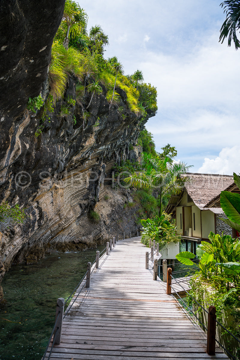 diving resort in the Raja Ampat- Indonesia