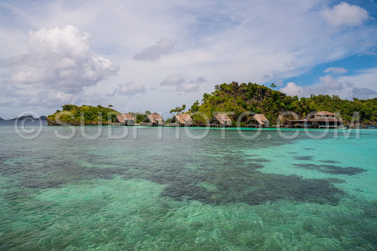 diving resort in the Raja Ampat- Indonesia