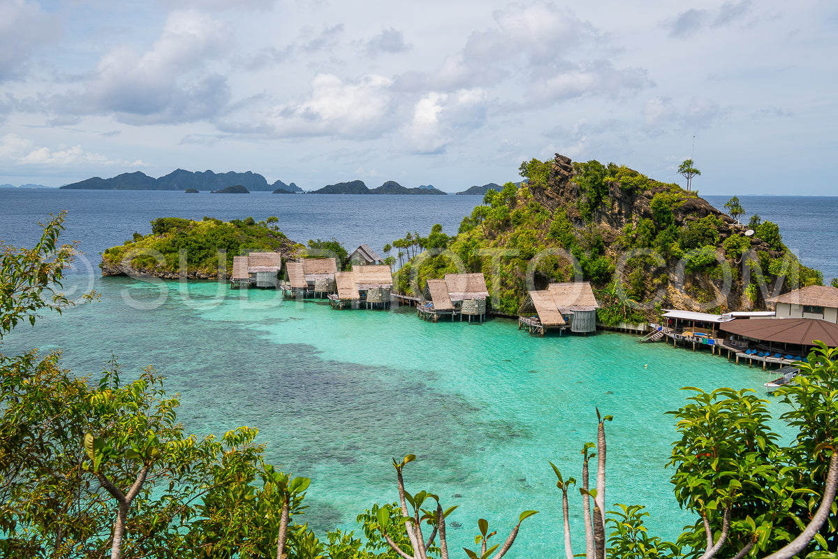 diving resort in the Raja Ampat- Indonesia