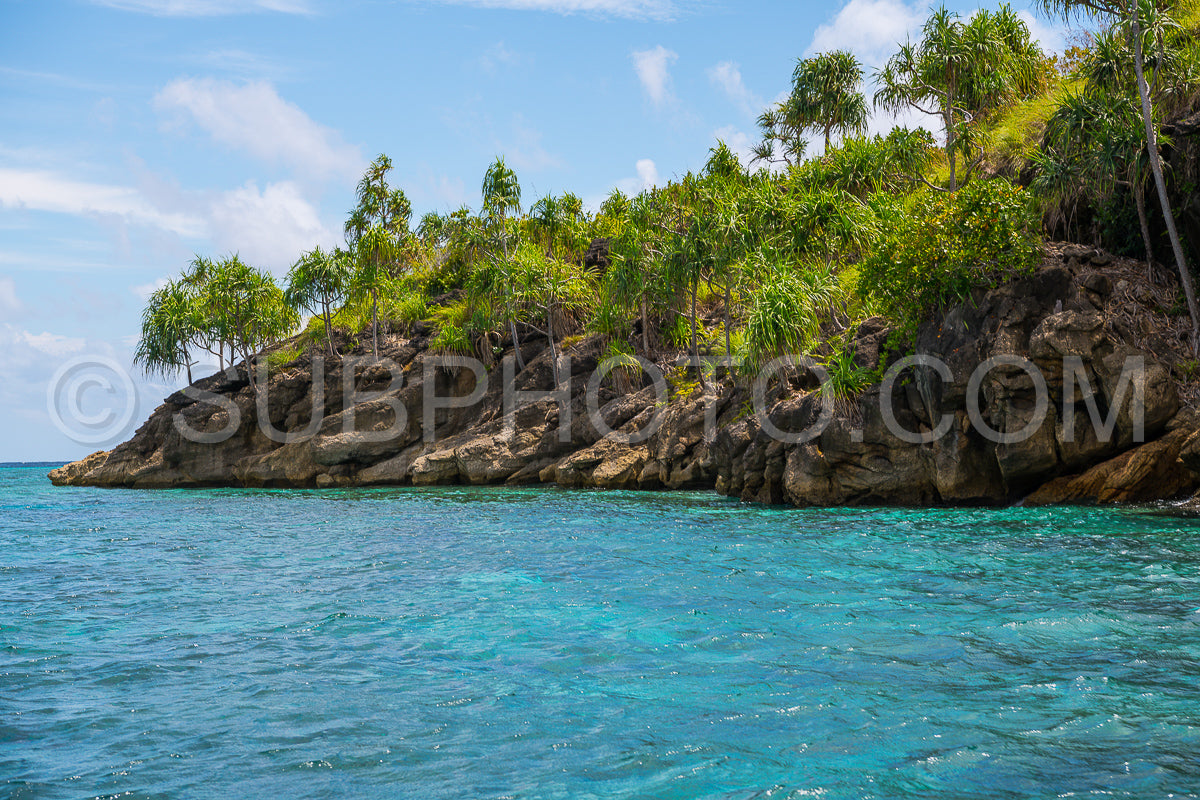 East Misool- group of small island in shallow blue lagoon water- Raja Ampat- West Papua- Indonesia