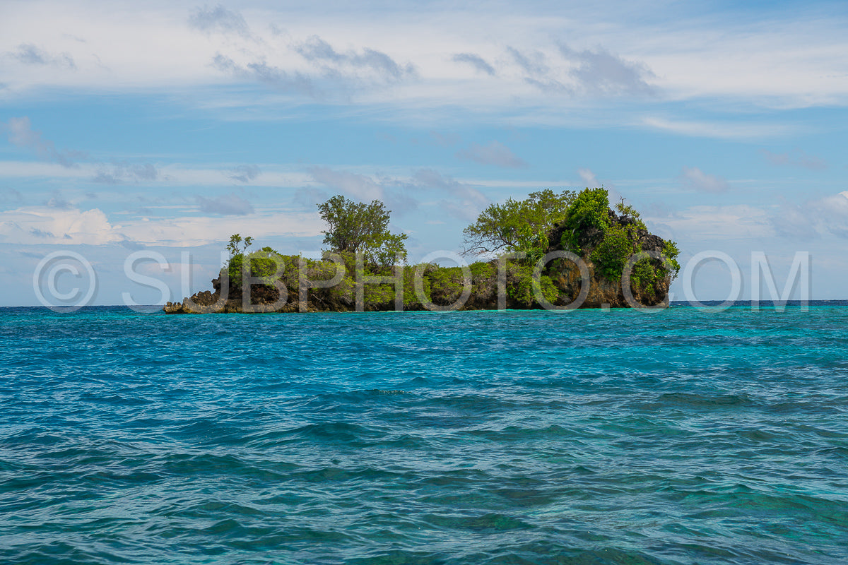East Misool- group of small island in shallow blue lagoon water- Raja Ampat- West Papua- Indonesia
