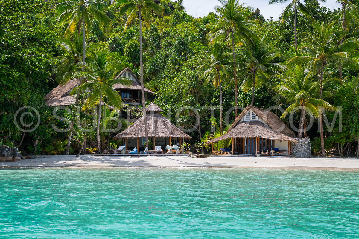diving resort in the Raja Ampat- Indonesia