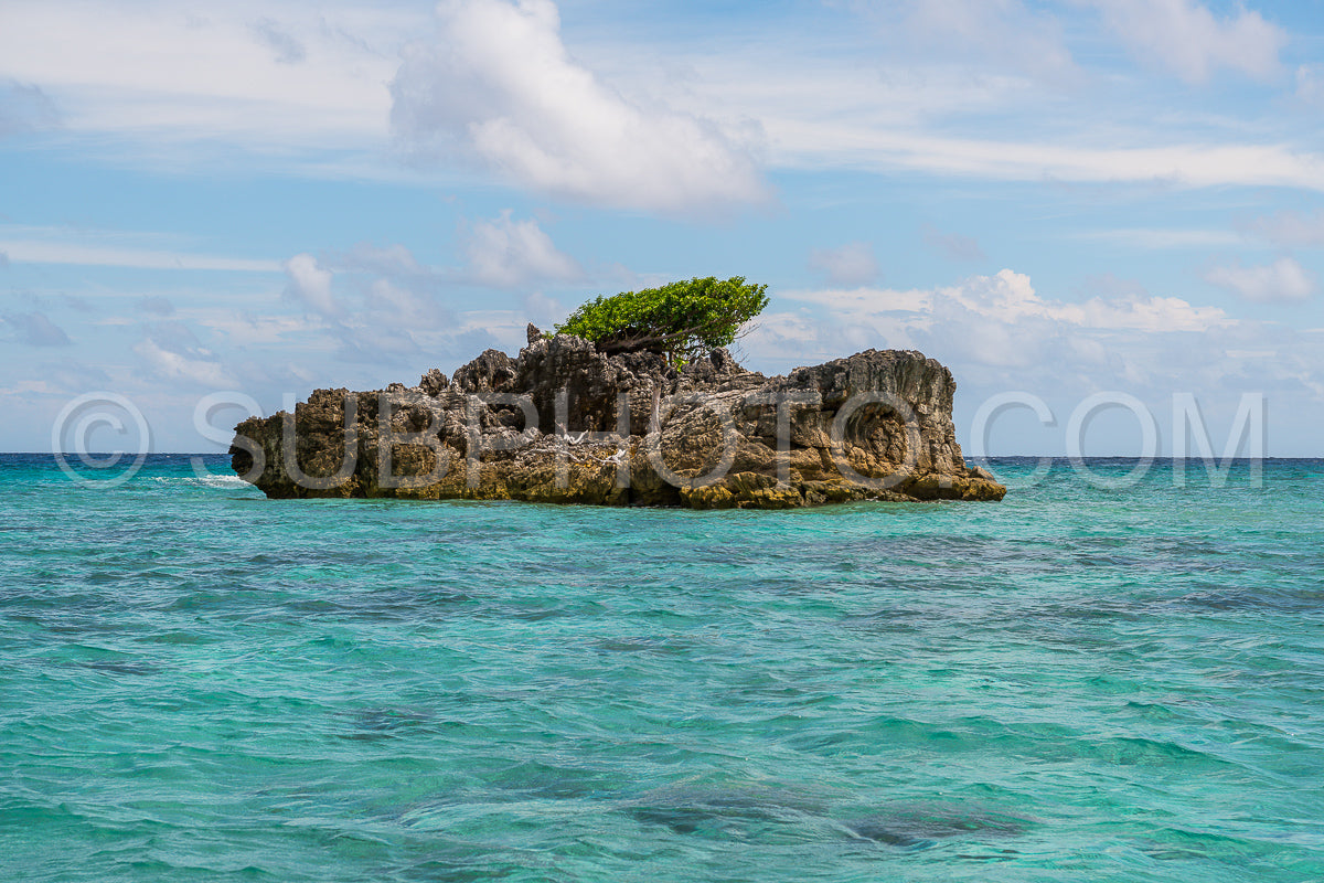 East Misool- group of small island in shallow blue lagoon water- Raja Ampat- West Papua- Indonesia