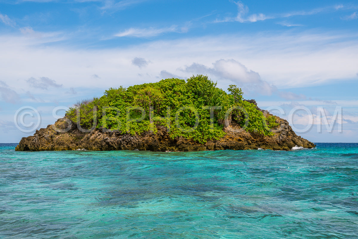 East Misool- group of small island in shallow blue lagoon water- Raja Ampat- West Papua- Indonesia