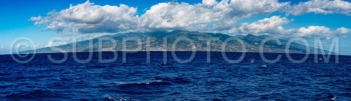 view of Moorea harbor- French Polynesia