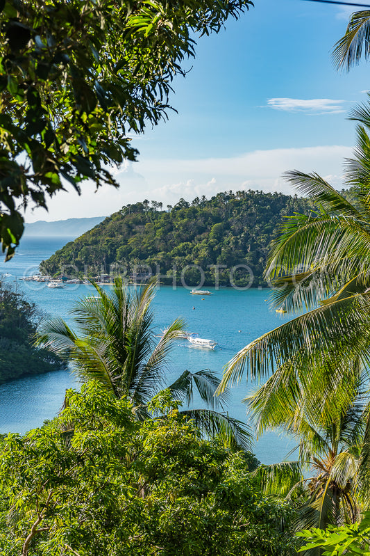 view of Batangas channel close to Sabang- Mindoro- Philippines
