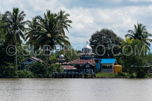 Mosk on the river in Berau- Kalimantan- Borneo- Indonesia