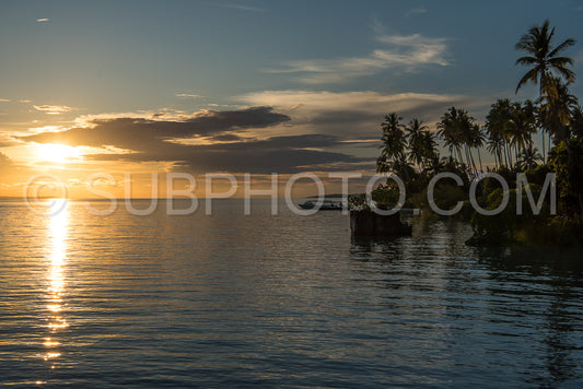 Photo de Coucher de soleil à Maratua- Kalimantan- Borneo- Indonésie- Nunukan