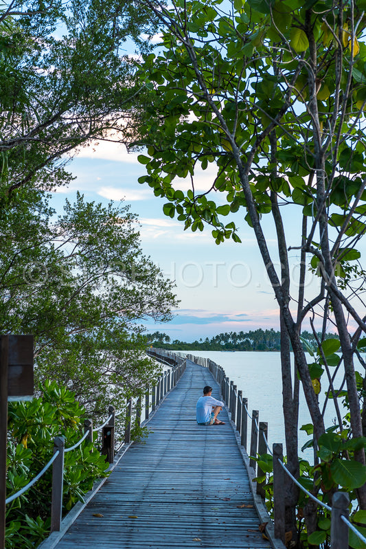 Photo de Coucher de soleil à Maratua- Kalimantan- Borneo- Indonésie- Nunukan