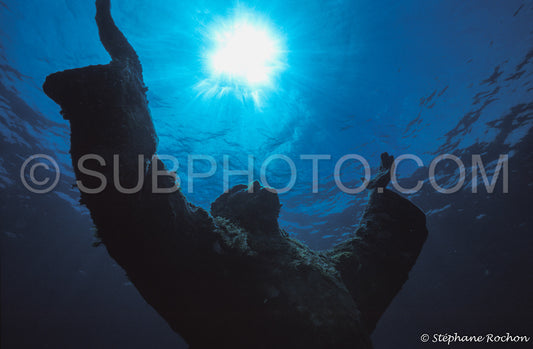 Christ of The Abyss statue in the Florida Keys