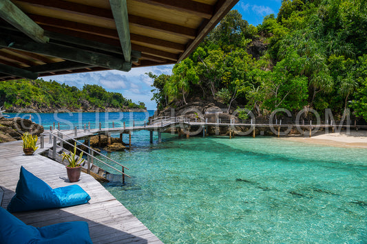 diving resort in the Raja Ampat- Indonesia