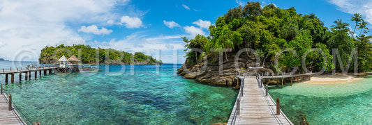 diving resort in the Raja Ampat- Indonesia