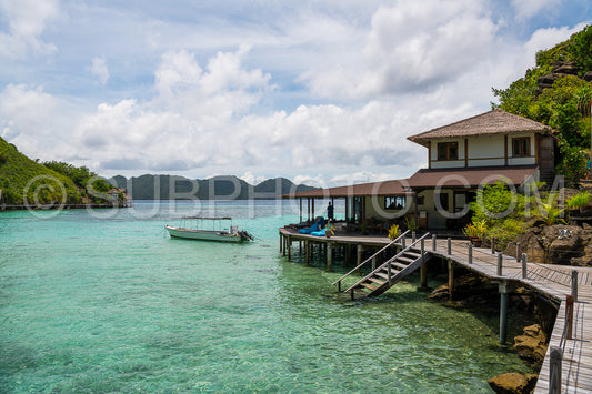 diving resort in the Raja Ampat- Indonesia