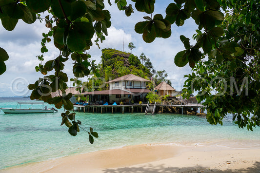 diving resort in the Raja Ampat- Indonesia