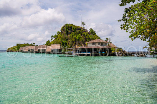 diving resort in the Raja Ampat- Indonesia