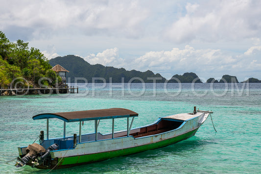diving resort in the Raja Ampat- Indonesia