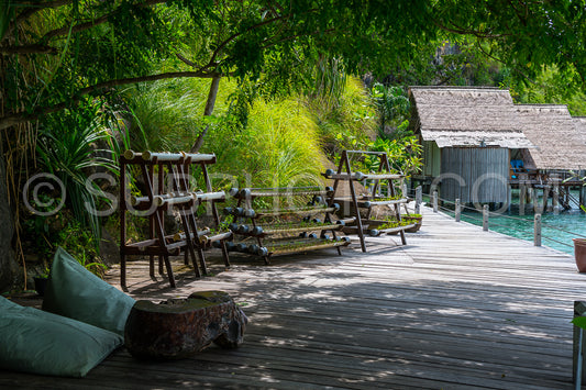 diving resort in the Raja Ampat- Indonesia