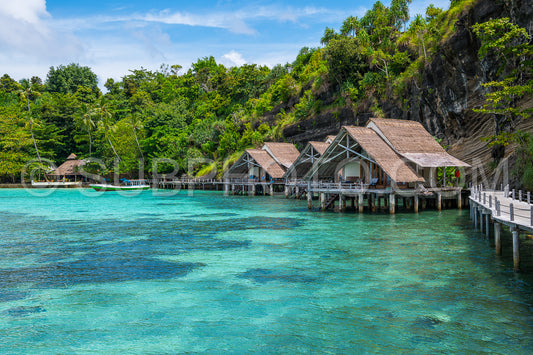 diving resort in the Raja Ampat- Indonesia