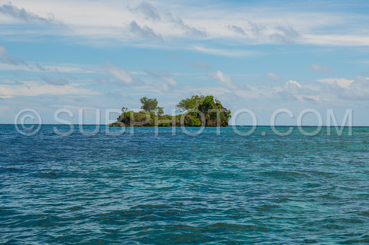 East Misool- group of small island in shallow blue lagoon water- Raja Ampat- West Papua- Indonesia