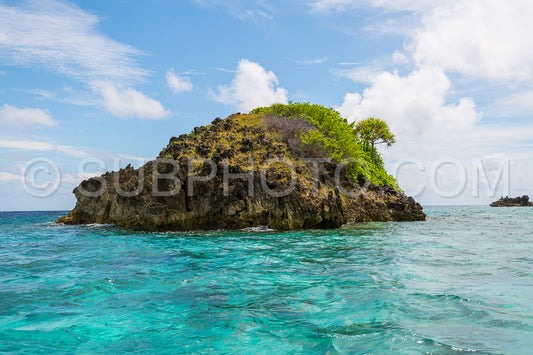 East Misool- group of small island in shallow blue lagoon water- Raja Ampat- West Papua- Indonesia