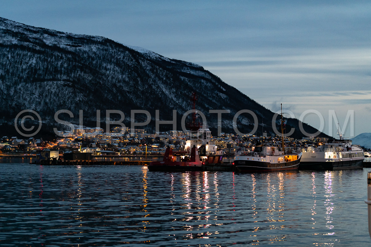 city of TromsÃ¸ in october