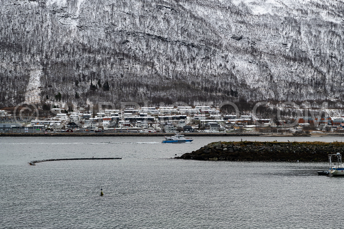 Photo de La ville de Tromso en octobre