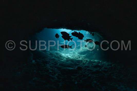 underwater cave